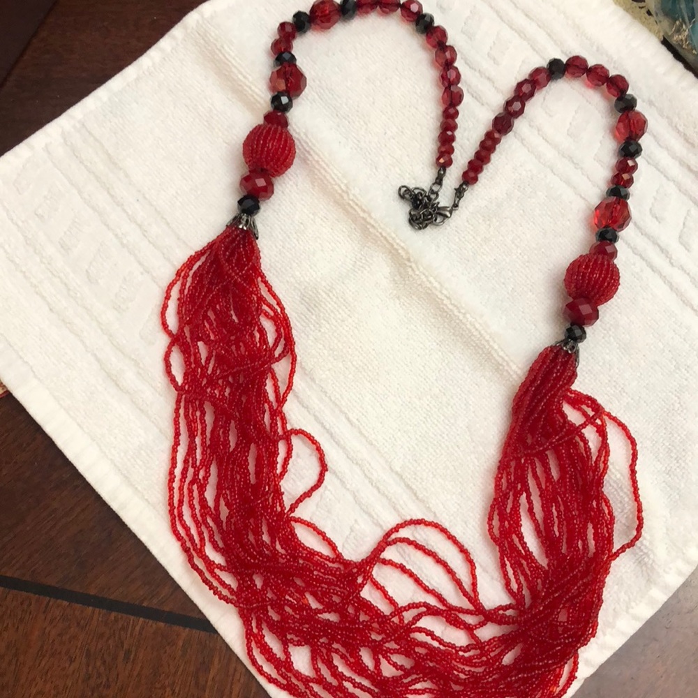 Beautiful red necklace